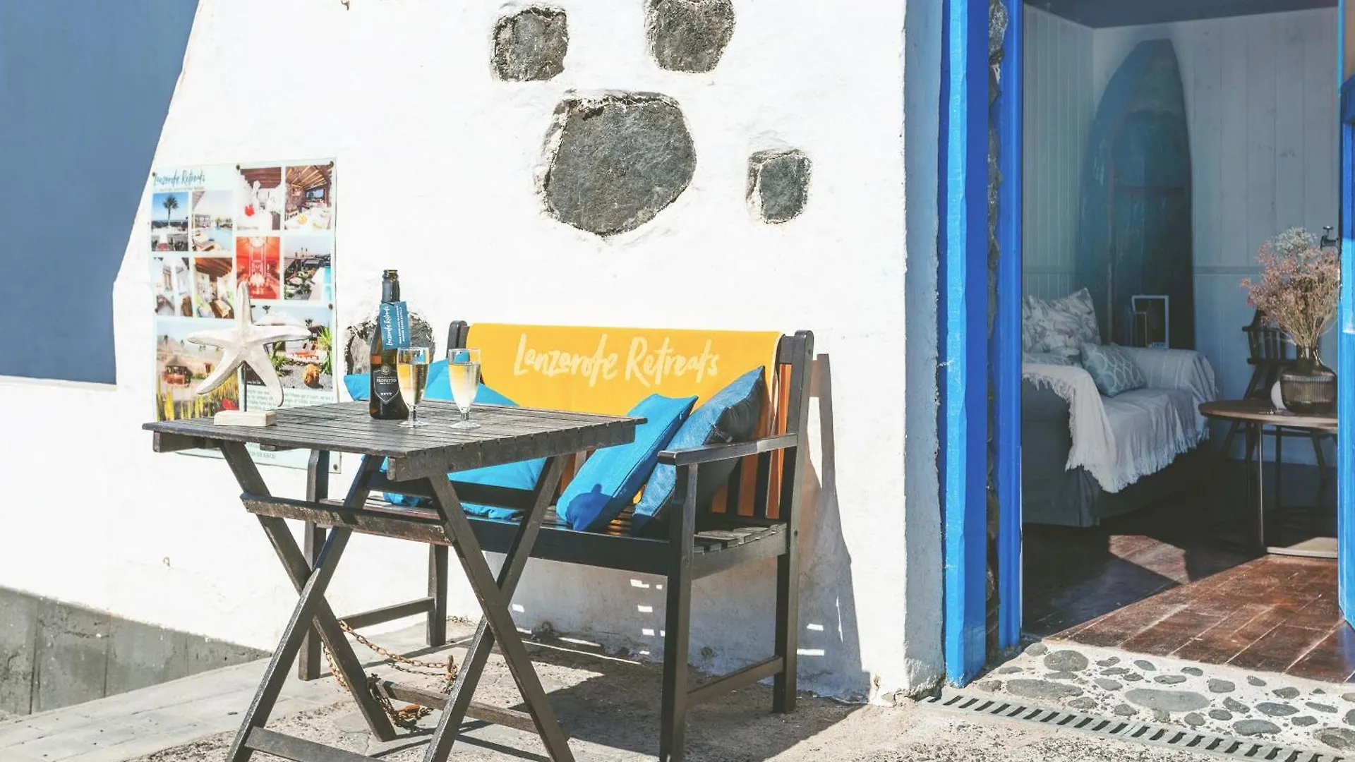 Eco Fisherman'S Seafront Cottage - Fantastic Views - Private Courtyard Arrieta  Arrieta (Lanzarote)