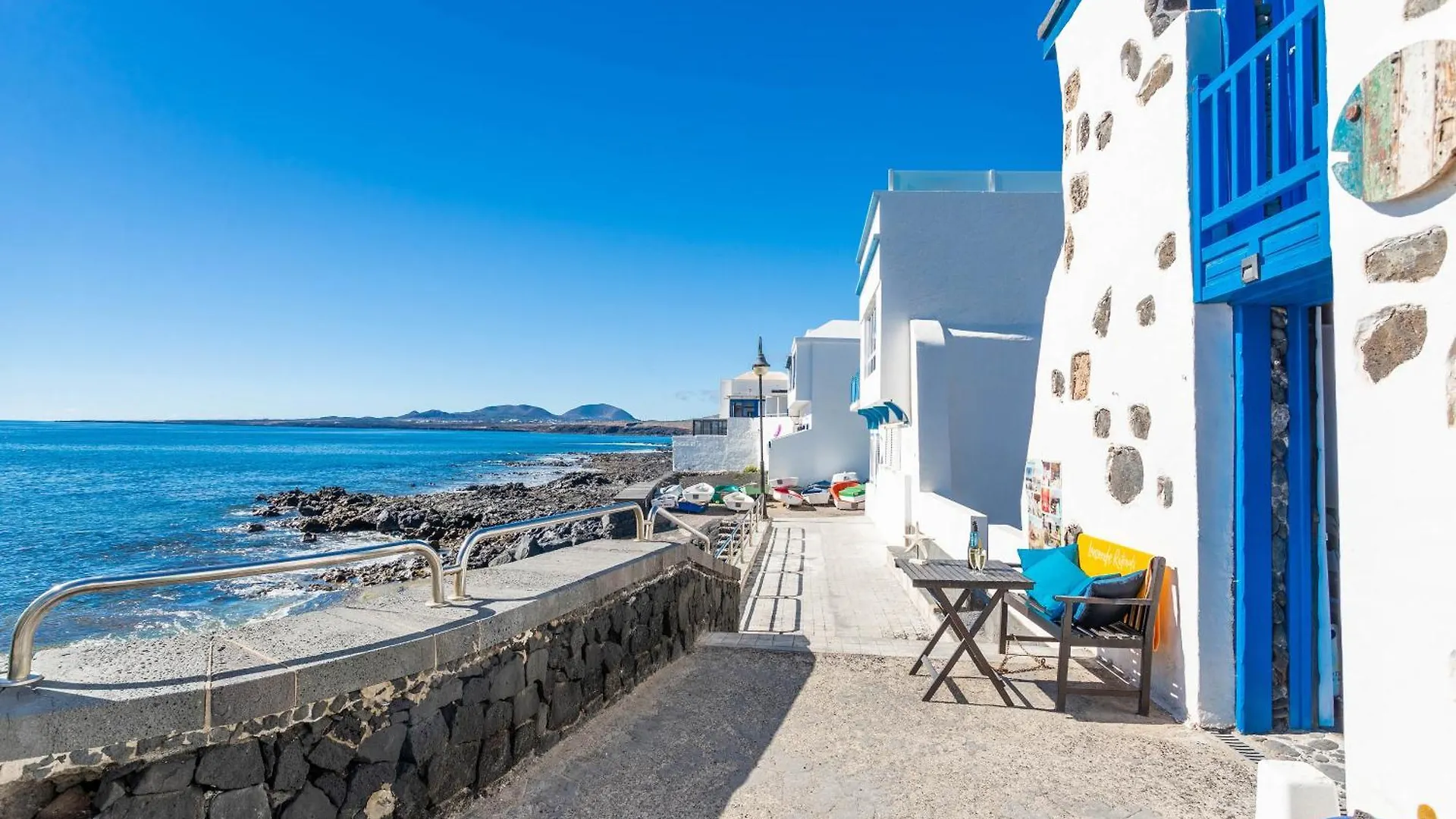 Eco Fisherman'S Seafront Cottage - Fantastic Views - Private Courtyard Arrieta  Spain